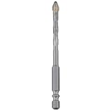 Juego de brocas excéntricas con vástago hexagonal de aleación de acero de 6 a 12 mm con cabeza inclinada y doble flauta en U para azulejos, vidrio, hormigón, madera, plástico y perforación de