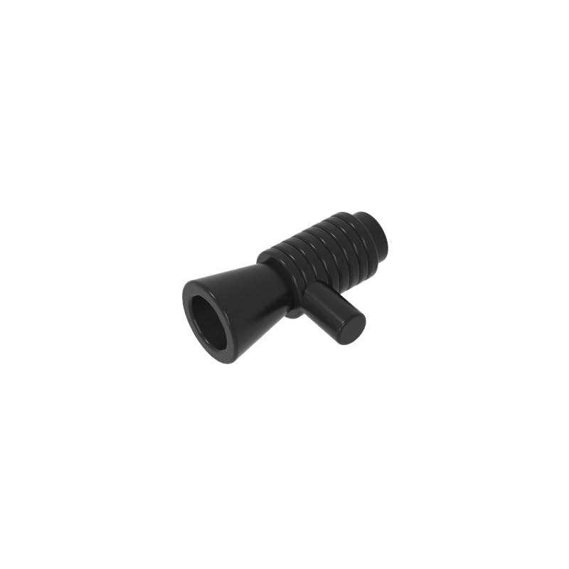 GDS-90006 Compatible with LEGO Bricks 4349 Props Horn Gun, Black, 10 PCS
