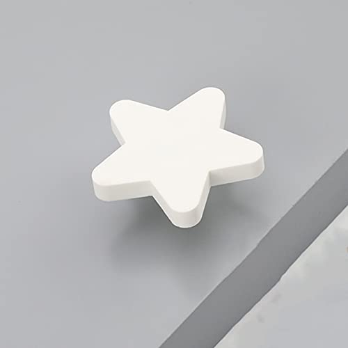 ZWWZ 1/10 Pièce Boutons de Meuble Enfant,Poignées de Tiroir- Poignée Bouton de Porte Forme de Nuage Mignon Étoiles,lune Tiroir du Cabinet pour Tiroir Placard Armoire