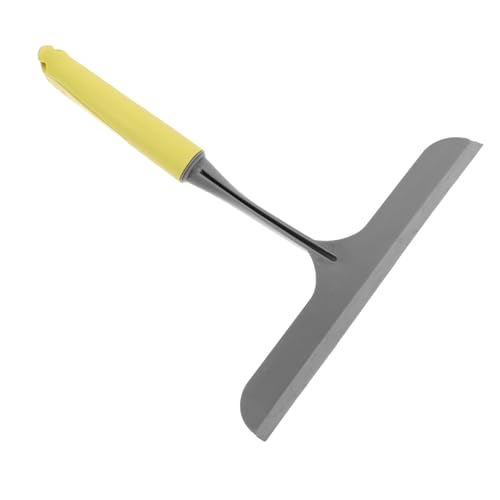 BUGUUYO Multi-Function Bathroom Glass Scraper Car Window/Water Scraper Tool Long Handle Mirror Wiper for Rvs Showers and Mirrors