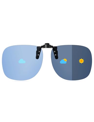 TINHAO Polarized Photochromic Clip-On Sunglasses for