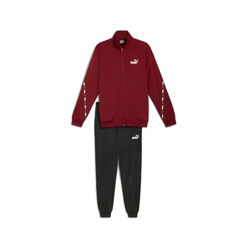 PUMA Traje de chándal para hombre, color rojo intenso, talla XL UE