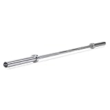 Titan Fitness Elite Series 20 KG Power Barbell, 2,000 LB Capacity, 29mm Shaft, Hard Chrome Finish, Brass Bushings & Aggressive Mountain Knurling, For Slow Squat, Bench, and Deadlifts