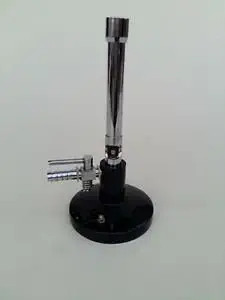 Bunsen Burner Double walled Brass pipe with Spare jet