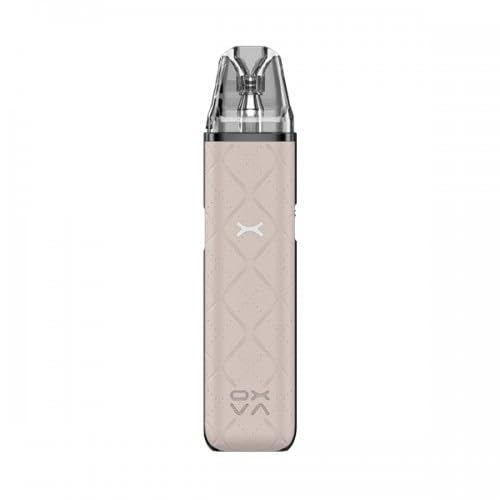 OXVA Xlim Go Vape Kit - E-Cigarette Starter Vape Kit, Long Lasting 1000mAh Battery, Smooth MTL & RDL Vaping, 30W, 2ml Cartridge, Leak Proof, Fast Charging, No Nicotine (Light Brown)
