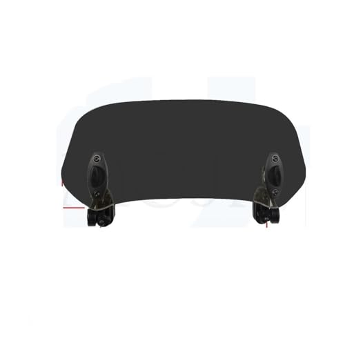 Extension de pare-brise de moto contre la fatigue du vent sur Hornet 900