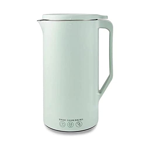 110V Multifunction Soymilk Maker Juicer Heatable Soymilk Mchine Stir Rice Paste Food Blender Juicer Free-Filter 350ml (Green-110V) (Green-110V)