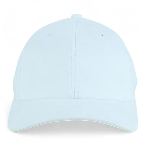 Image of Trendy Apparel Shop Plain Faux Suede Leather Adjustable Structured Baseball Cap
