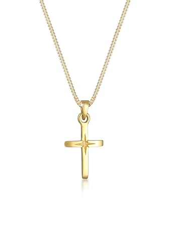 Collier croix femme argent doré idéal pour sublimer vos tenues