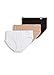 Jockey Women's Underwear Supersoft Hipster - 3 Pack, Black/Light/Ivory, 7