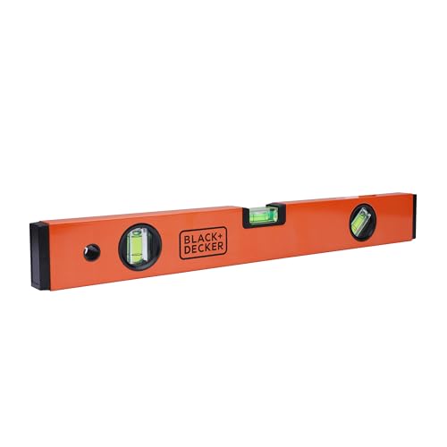 BLACK+DECKER BDHT43188 Aluminium Box Beam Level 40cm (Orange)