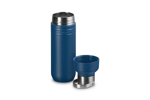 Image of Le Creuset Stainless Steel On The Go Water Bottle, 16 oz., Deep Teal