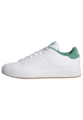adidas Herren Advantage Base 2.0 Shoes Schuhe, FTWR White/FTWR White/semi Court Green, 42 EU