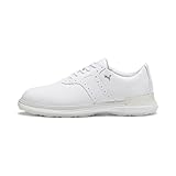 PUMA Herren Avant Golf Shoe, White-Ash Gray White, 40.5 EU