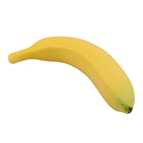 HONUTIGE Artificial Fruit, Fake Banana, 1Pc, 17cm/6.69inch, Home Decoration, Party Props (Single Banana)