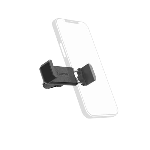 Hama Handyhalterung Auto, für Lüftung, universal bis 8,5cm Breite (Hochformat, Querformat, 360° drehbar, Klemmhalterung, Handyhalterung Auto Lüftung, Auto Zubehör, Auto Gadget, Kfz Handyhalterung)