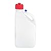VP Racing Fuels 5 Gal. Square Motorsport Patriotic Racing Utility Container w/ 14 Inch Deluxe Filler Hose Close-Trimmed Cap and Neck for Tighter Seal