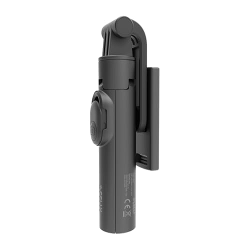 Celly, Bastone Selfie Universale con Bluetooth, Asta Regolabile e Portatile, Treppiedi Integrato, Compatibile con Smartphone Fino a 7'', Colore Nero