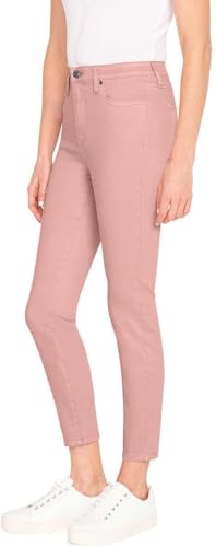 Buffalo David Bitton Women's High Rise Soft Stretch Ankle Skinny Jeans (US, Numeric, 8, Regular, Regular, 8/29, Old Rose)2