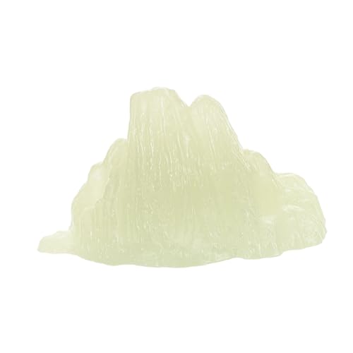 Happyyami Luminous Stone Fish Tank Small Stone Decorations Glow in The Artificial Rock Decor Glow in The Dark Gravel Glowing Small Stones Decorative Rocks Fish Tank Rock Beige