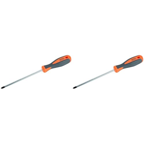 HR 170422 Destornillador, Naranja/Negro, PH2x150mm (Paquete de 2)