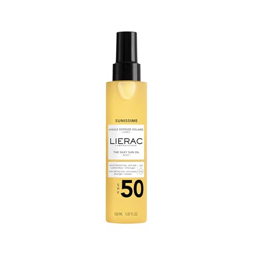Lierac - Sunissime - Olio setoso solare corpo anti-età Global SPF30 150ml - Cura solare corpo - Protegge - Anti-invecchiamento - Sublime - Tocco secco - Finitura satinata