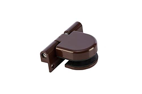 Fermeture automatique de porte eliga marron DIN droit pour stopper les courants d'air