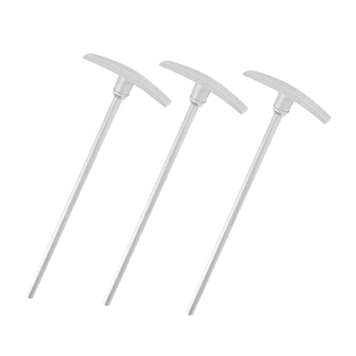 Image of 3 Pack-RV Waste Valve Extension Tube 9 inch, RV Waste Valve Handle Replacement, Valve Aluminum Tube Extension Rod Reliable Solution for Easy Waste Management, Compatible with RV Sewer Hose Kit