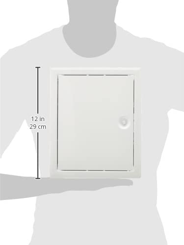 Upmann Revitür Softline sv 200x250 mm, RAL9016 Vierkantverschluss, 1 Stück, 20523