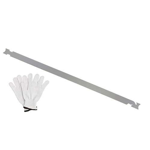 PIPUPIPUU Auto Tool Set, 22.44 inch Elastic Stainless Steel Auto Repair Tools with Wear-Resistant Labor Protection Gloves