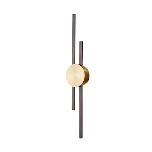 Aplique de Pared LED, lámpara de Pared de Cobre, lámpara de Pared Minimalista de Tira Larga, Apliques de Pared Art Déco posmodernos, Luces de Pared para Sala de Estar, lámparas de Pared para do
