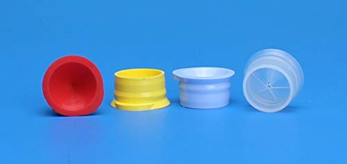 J.G. Finneran 5395-09FG, Preassembled R.A.M,¢ 9mm Ribbed Green Screw Thread Cap with PTFE/Silicone Septa, 100 per Package