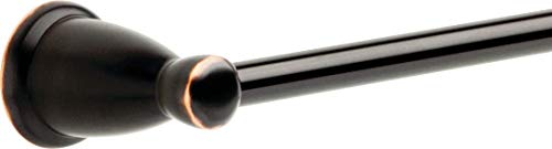 Franklin Brass Kinla 3-Piece Bathroom Set Oil Rubbed Bronze 24" Towel Bar Rack, Toilet Paper Holder, Ring Hardware KIN3PC-ORB