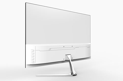 Image of Gawfolk 24.5 Inch Gaming Monitor, 144hz /180hz PC Monitor FHD 1080P Frameless Computer Monitors, VA, sRGB 100%, DisplayPort, HDMI, Eye Care, Wall Mount Compatible (White)