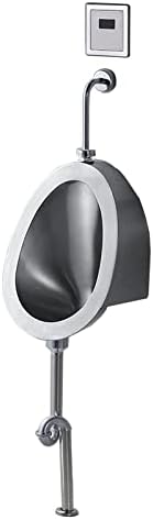 Stainless Steel Urinal, Wall-Mounted Automatic Flushing Urinal, Urinal Set with High-Efficiency Flushing Valve, Smart Non-Contact Drainage Urinal, Suitable for Families