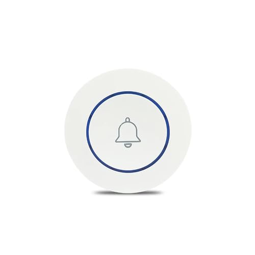 Sonnette 433 MHz blanche : ajoutez un second bouton poussoir avec portée de 100m - 2