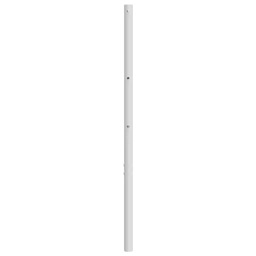 vidaXL Cabecero de Repuesto de Metal Blanco 135 cm