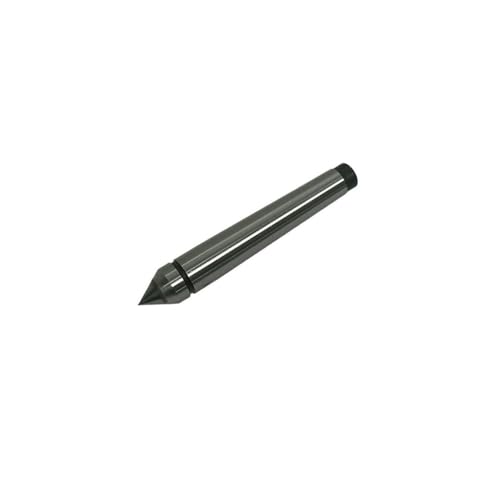 DBMIMPORTERS 60 Degree Point Live Center 1 MT Carbide Tipped Morse Taper Solid Dead Center