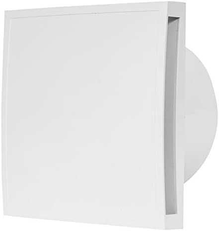 Quiet Bathroom Fan Diameter 150 mm with White Front, Wall Fans ...