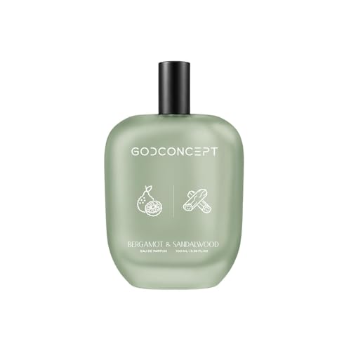 GOD CONCEPT Eau de Parfum, Fruity Smoky Fragrance for Men & Women, 100ml (Bergamot & Sandalwood perfume)