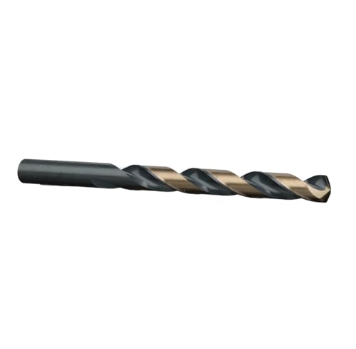 Image of Drill America POUKFD3 3 Piece HSS KFD Jobber Drill Bit Sample Pack Small, Sizes 1 /8 inch-1 /4 inch, Split Point, black /Gold