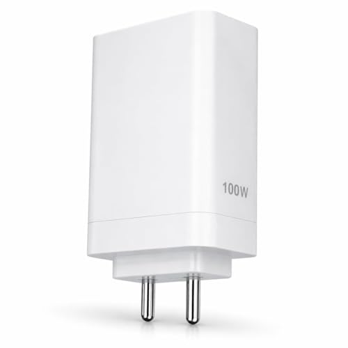Image of 100W Super Vooc Fast Charging Adapter with Type C Cable Compatible with OnePlus 11R, OnePlus 11, Nord CE 4 5G & Other Supervooc Devices, White