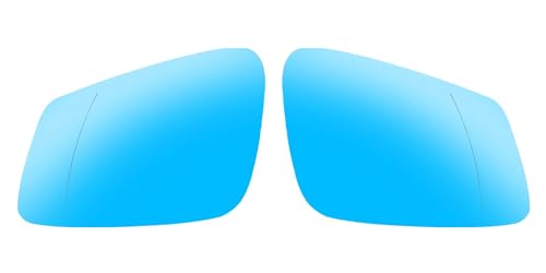 Miroir rétroviseur bleu chauffé pour BMW F30 F20 F10 E84 F48, vitres convexes de remplacement