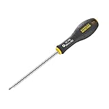 Destornillador Phillips con mango bimateria ergonómico y de gran diámetro, lo que ofrece una gran capacidad de torsión