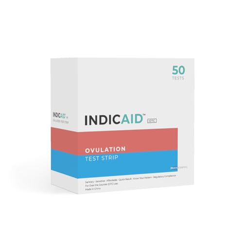 INDICAID\'s Rapid Ovulation Test Strips (50-Pack) - Easy to use with Rapid Results in 5 Minutes - HSA/FSA Eligible