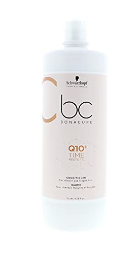 Schwarzkopf Bc Time Restore Q10 Plus Conditioner for Mature and Fragile Hair, 33.8 Ounce
