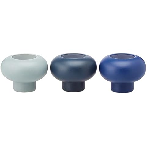 Broste Copenhagen Tea light holder set, porcelain, multi-coloured, 9 cm Cover