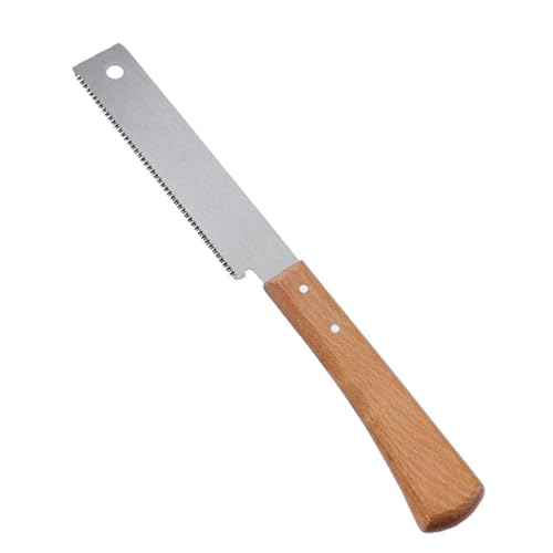 BESTonZON À Main à Dents Fines Pour Coupes Simple De Bois à Dents Fines à Manche Bois Pour Bricolage à Coupes Simple
