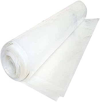 Bootstrap Farmer Greenhouse Plastic 4 Year 6 mil UV Resistant Clear Polyethylene Film 32' x 40'