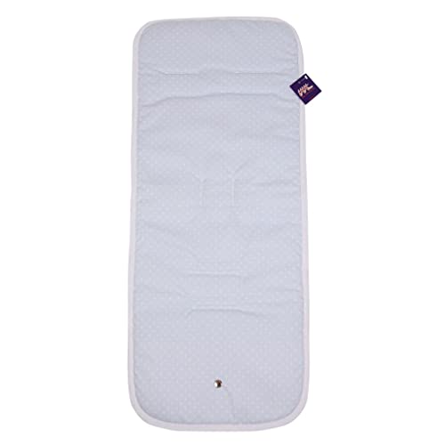 TititNins®   Colchoneta Silla Maclaren Quest   Volo   Triumph   Twin Triumph   Twin Techno Transpirable KUKU CELESTE (Algodón 100% OEKO TEX)  Acolchado 3D® 